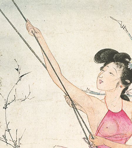 文成-胡也佛的仕女画和最知名的金瓶梅秘戏图